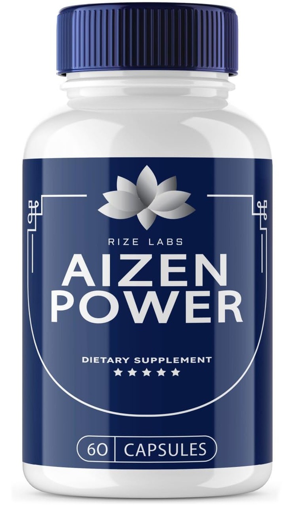 rize laboratorier - Aizen Power for mænd, Alle naturlige mandlige supplement til Boost energi og ydeevne (60 kapsler)