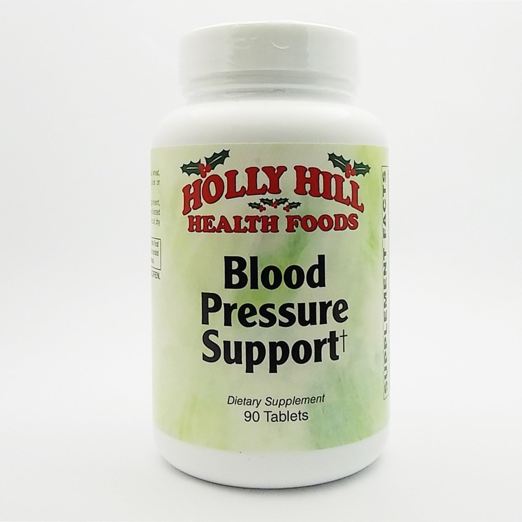 Holly Hill Health Foods, Blood Pressure Support, 90 tabletter