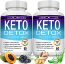 Toplux Keto Detox Pills Advanced Cleansing Extract - 1532 Mg Natural Acai Colon Cleanser Formel, Flush Toksiner & Overskydende Affald, for Mænd Kvinder, 60 Kapsler, Supplement