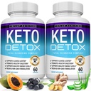 Toplux Keto Detox Pills Advanced Cleansing Extract - 1532 Mg Natural Acai Colon Cleanser Formel, Flush Toksiner & Overskydende Affald, for Mænd Kvinder, 60 Kapsler, Supplement