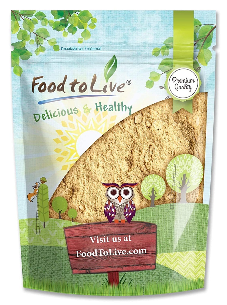 Food to Live Gul Maca Powder, 8 Ounces - Raw Ground Maca Root, Vegan, Kosher, Keto, Non- Gelatinized, Bulk, Rich in Vitamin C