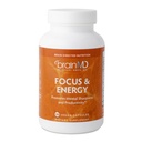 Dr. Amen BrainMD Focus & Energy - 120 kapsler - Mental Endurance Booster, fremmer koncentration og opmærksomhed - Koffein fri, Gluten fri - 30 Servere