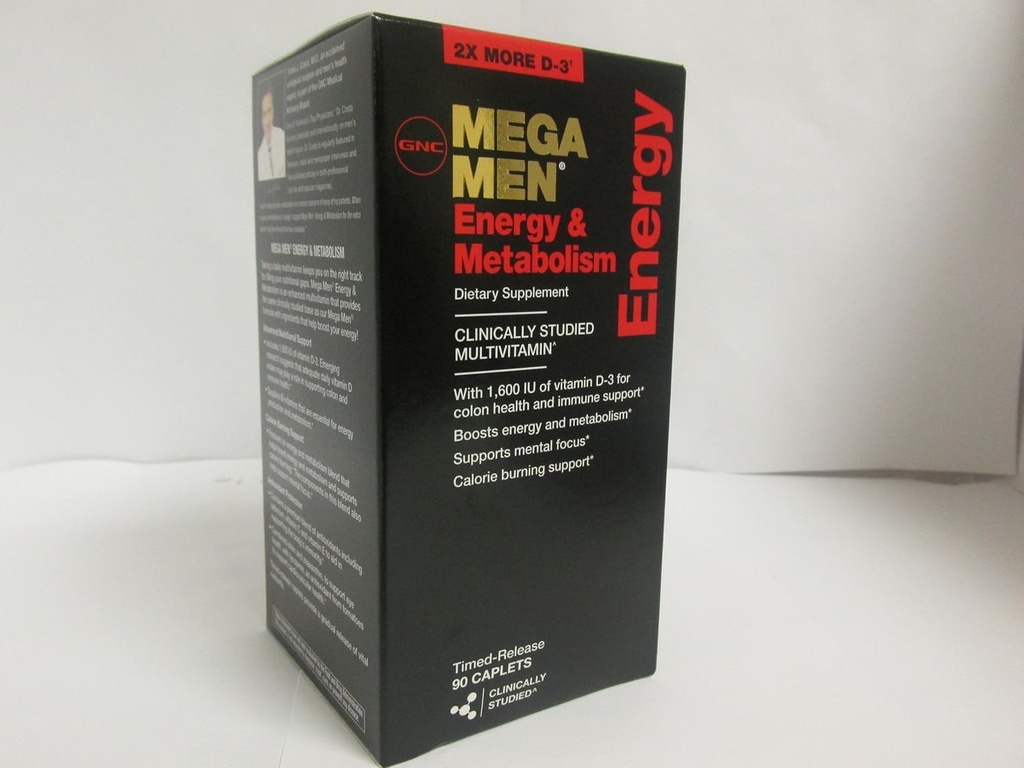 GNC Mega Mænd Energi & Metabolisme Kosttilskud Kapsel