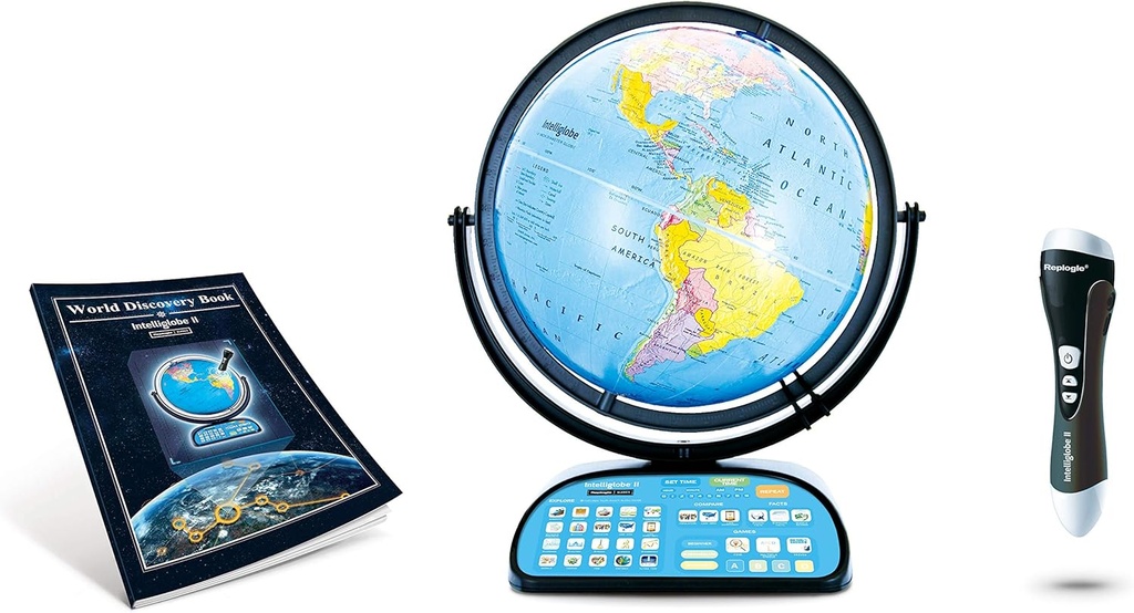 Replog Globe For børn Interaktive 12 Tommer Talking World Globe med stander, Learning Educational Toy4Kids For Classroom Kids Age 4-8 & Decor