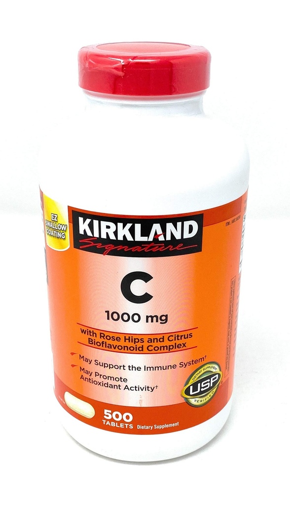 KIRKLAND Signature C 1000 mg., 500 tabletter