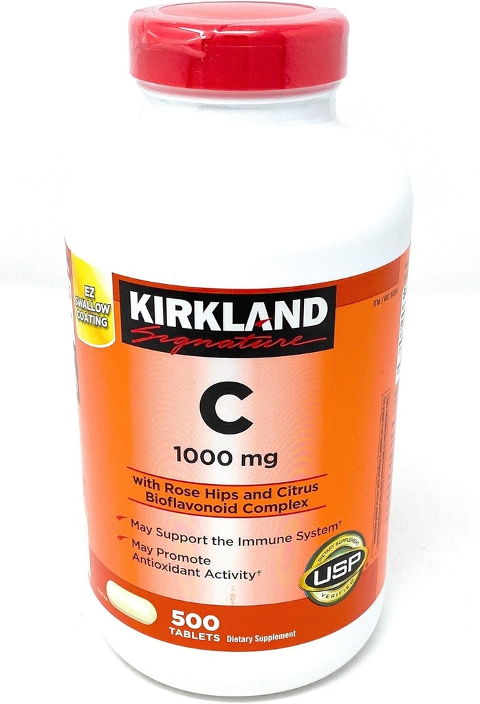 KIRKLAND Signature C 1000 mg., 500 tabletter