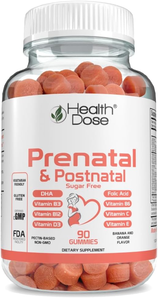 Helbredsdosis Prenatal / Postnatal Complex supplement. B6-vitamin, B12, C, zink. 90Ct