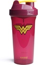 Smartshake Lite Justice League Protein Shaker Bottle 800ml – DC Comics Water Bottle, Leakproof BPA Free Gym Shaker Bottle for Protein Shakes And Protein Powder - Wonder Women Logo