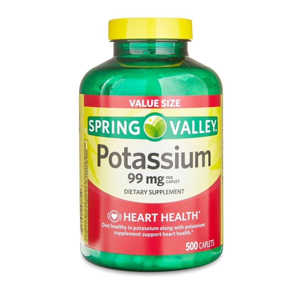 ij Kaliumkapsler Kosttilskud Værdi Størrelse, 99 Mg, 500 Tæl