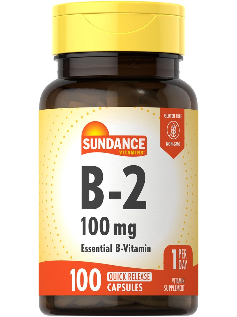 Sundance Vitamin B-2; 100 mg