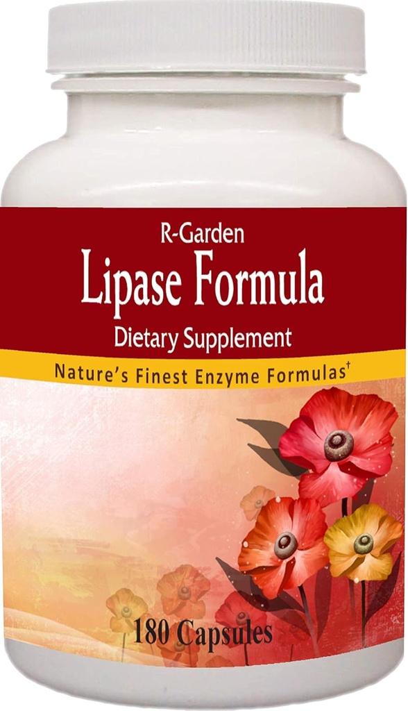 Lipase Formel, 180 kapsler.