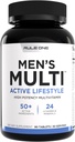 Regel 1 Mænds Multi - Mænds daglige vitaminer, essentielle mineraler, superfood, fordøjelsesenzymer, aminosyrer, & antioxidanter til aktiv livsstil og wellness support (90 tabletter, 30 dages forsyning)