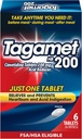 Tagamet HB 200 mg Cimetidine Acid Reducer and Heartburn Relief, Relieves and Prevents Indigestion, 6 Count