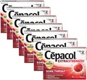 Cepacol Maximum Strength Hals Drop Lozenges, Cherry, 16 Greve (pakke med 7)