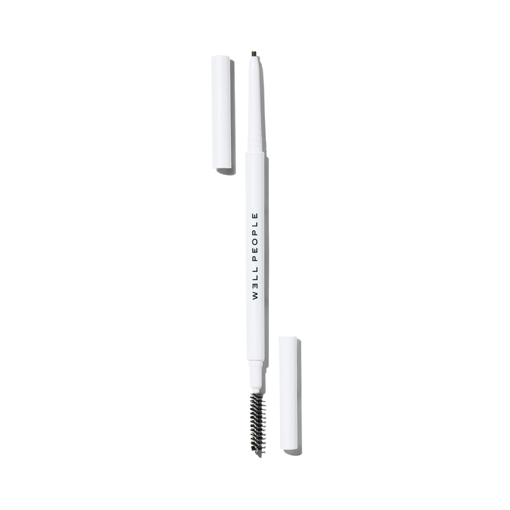 Well People Expressionist Brow Pencil, Defining Brow Pencil For a Natural Finish, Ultra-fine Tip For Total Præcision, Vegan & Cruelty- fri, Deep Brown