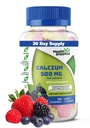 Calcium 500mg med vitamin D3 1000 IE Gummestoffer