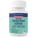 WELMATE - Allergi Relief - Loratadine 10 mg - 24 timers Relief Antihistamin - Non Drowsy - Runny Næse - Nysen - Itchy Næse & Halsen - Watery Eyes - Indendørs og udendørs Allergi Medicin - 100 Greve