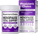 Lægens CHOICE Menopause Probiotiske supplement til kvinder - understøtter Hormonbalance, Hot Flashs, Night Sweats, Weight Management, Bloating & Gut Health - med Black Cohosh, Resveratrol + - 45ct