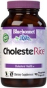 Bluebonnet Nutrition CholesteRice Vegetabilske kapsler, Rød Gær Rice, Plant Steroler, Pantethin, CoQ10, Policosanol, Vegan, Vegetar, Ikke GMO, Gluten Free, Milk Free, SOY- GRATIS, 90 Vegetabilske kapsler