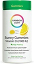 Rainbow Light - Sunny Gummies Vitamin D3 1000 IE, Støtte til sunde knogler, muskler, og immunitet i en familiær-venlige Chewable med vitamin D3, Soy- Free, Gluten- Free, Sour Lemon, 50 Gummy Drops