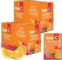 Energi- C - C-vitamin immunstøtte, 1000mg C-vitamin Effervescent Multivitamin Drink Powder, Fruit Juice C-vitamin Drink Mix til hydrering med elektrolyter, Orange, 60 Pakninger (2-Pack)