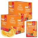 Energi- C - C-vitamin immunstøtte, 1000mg C-vitamin Effervescent Multivitamin Drink Powder, Fruit Juice C-vitamin Drink Mix til hydrering med elektrolyter, Orange, 60 Pakninger (2-Pack)