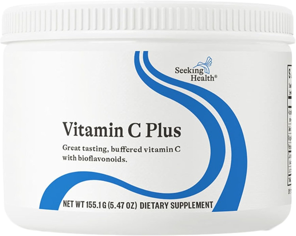 Søg Health Vitamin C Plus Great Tasting, bufferet C-vitamin med bioflavonoider, Net WT 155.1G (5.47 OZ)