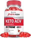 Justified Laboratories Keto Rush Keto ACV Gummies Extreme 2000MG Keto Rush Keto Gummies Apple Cider Vinciate Formuleret med Pomegranate Beet Juice Powder B12 Vegan Non GMO 60 Gummys