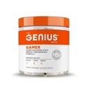 Genius Gamer, Gaming Focus Supplement, 80 piller - Elite Nootrop Performance Booster - Boost Brain & Mental Clarity, Reaction Time & Concentration - Blue Light Support med Lutemax