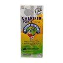 Cherifer Forte Syrup Foraliseret med zink med Taurine og Double Chlorella vækstfaktor + Zink Orange Flavor 240 ml