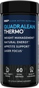 RSP Nutrition QuadraLean Thermogen Fat Burner for mænd og kvinder, vægttab supplement, Crash-fri energi, Metabolisme Booster & Appetite Suppressant, Diet Pills, 60 Serv (Packaging May Vary)