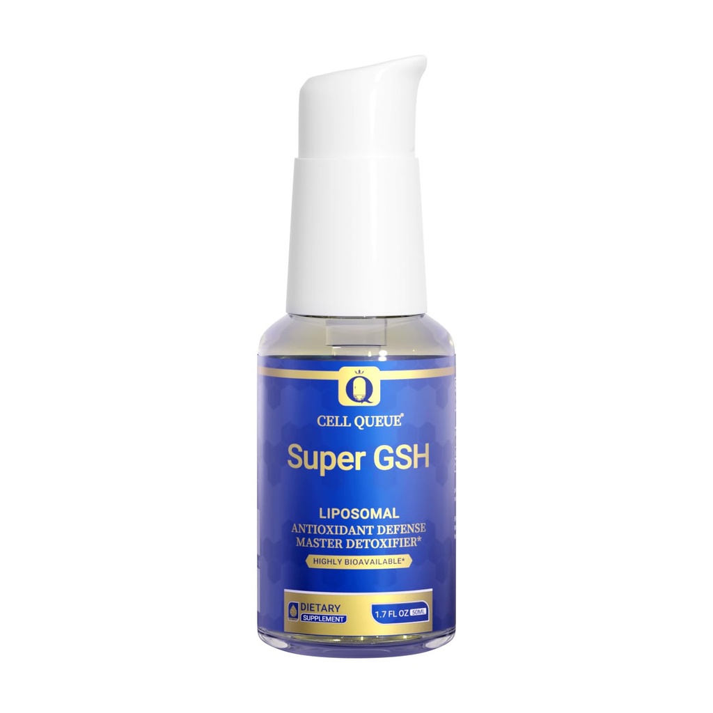 Liposomal Glutathion - Flydende Glutathion supplement, til immunstøtte, Lever Detox & sund aldring - Antioxidant Defense - Superior Absorption, 1.7 fl oz