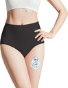 BATTEWA Inkontinens Undertøj til kvinder Søløs Afvaskelig, Læk Bevis Undertøj, Høj Absorbency Panties, Bstige Læbe Undertøj Beskyttende Briefs 50ml