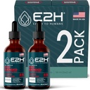 E2H Red Banded Polypore Extract - Mushroom supplement Formel til immunforsvar, fordøjelsessygdomme, energi og naturlig immunitet Boost (2 flasker)