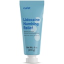 Curist 5% Lidocain Cream Maksimal styrke Tematisk smertelindring - 6 oz (170 g) XL Tube - Numb Hurtig og effektiv optælling Formulering - (1 pakke - 6 oz Tube)