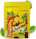 PowderVitamin Electrolytes Powder Plus (100 Servere) Usødede Black Tea Electrolyte Powder Keto, SugarFree, Pink Himalayan Salt, 1000mgKalium, 150mgCalcium, 150mgMagnesium, Hydration Powder NO STEVIA