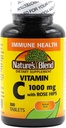 Nature 's Blend Vitamin C 1000mg w / Rose Hips Tablets 100 ct