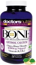 Calcium 1000 milligram med 4000 milligram MCHC for komplet Calcium Maksimum Bone Strength Support Plus K1, K2, Magnesium, D-vitamin, zink, glucosamin og mere