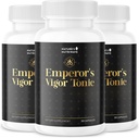 Kejserens Vigoor Tonic - 100% Natural Herbal Supplement- 124; Non- GMO, Ingen Stimulanter, Let at bruge 124; 60 Kapsler, 3 Måned Supply 124; Lavet i USA
