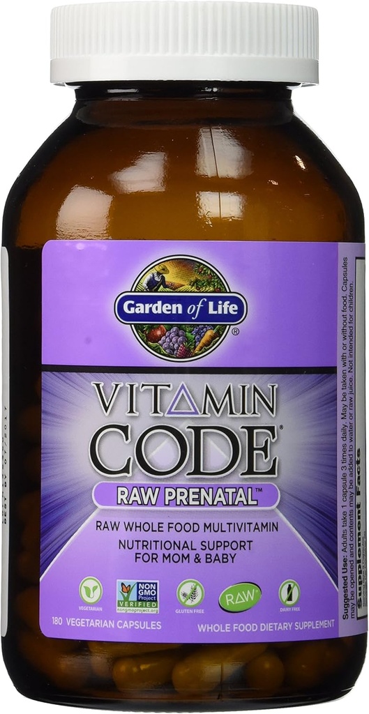 Garden Of Life - Vitamin Code Raw Prenatal 180 Veggie Capsules
