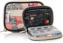 Lavet Easy Kit Pill Case - Ugentlig Medicin Organizer med Aftagelig Syvende-dag Vitamin & Supplement Box - Premium Neopren til Rejse Purse Tilbehør (Desert Khaki)