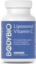 BodyBio Liposomal C-vitamin - kraftig antioxidant til immunforsvar og cellulær sundhed, Pure Ascorbic Acid med maksimal absorption