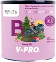Vegansk proteinpulver - Plantbaseret protein til energi og muskel boost - Ren omrystning i Berry Blend Flavor
