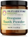 Dr. Clark Oregano Tandpulver - 3oz, Natural Oral Health & Tandblegning Formel