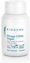 Biogena Omega 3 DHA Vegan: Plantebaseret supplement fra Algae Oil til forbedret Omega-3 Supply (60 kapsler - en om dagen)