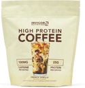 High Protein Coffee Powder 25 Grams Whey Isolate100mg Natural Green Tea Coffein Removal 124; 0 Tilføjet sukker Keto Gluten Gratis 99,9% Lactose Free Grams 124; Hot eller Iced15 Servering 15 Servering (17 OZ, fransk Vanilla)
