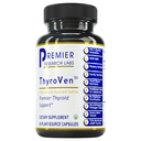 Premier Research Labs ThyroVen - Thyroid Support til kvinder, Thyroid Support til mænd, Thyroid supplement, Thyroid Support Complex med naturligt-sourced jod - 60 kapsler