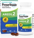 PreserVision AREDS 2 Eye Vitaminer, # 1 Eye Doctor Anbefalet Mærke, Lutein og Zeaxanthin Supplement med C-vitamin, E-vitamin, zink og kobber, 90 Softgels (Minigels)