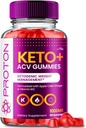 Vive MD Proton Keto ACV Gummies Advanced Weight Management, Protein Keto ACV Gummies, Proton Keto Plus Gummies med Apple Cider Vincities Supplement 1000mg, Proton Keto + ACV Gummies Anmeldelser (1 pakke)